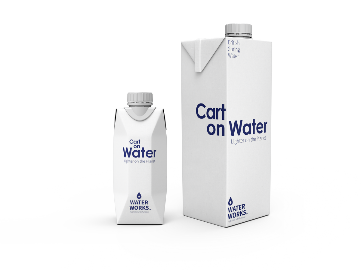 Boxed Water Less Plastic Lower Carbon Footprint FREE Shipping