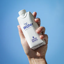 Load image into Gallery viewer, Carton water British spring water 300 ml x 36 held in hand