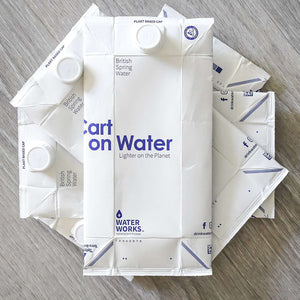 Carton water British spring water 1 L x 12 container